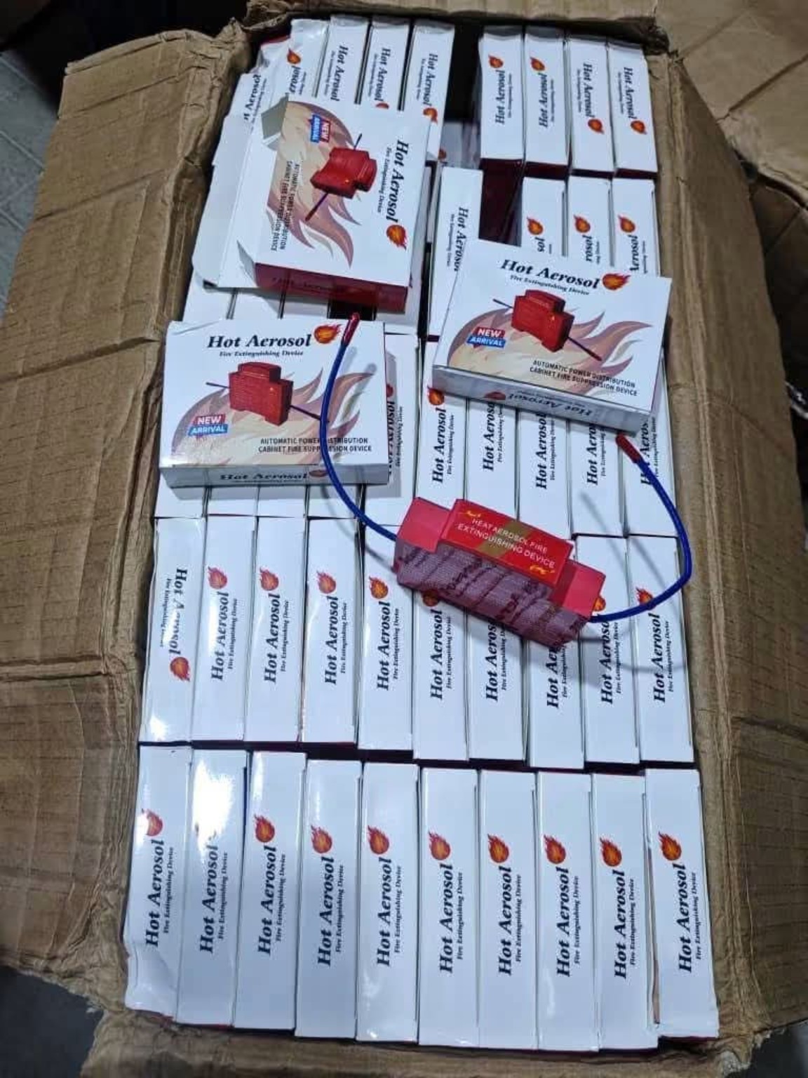 Hot Aerosol fire suppression devices